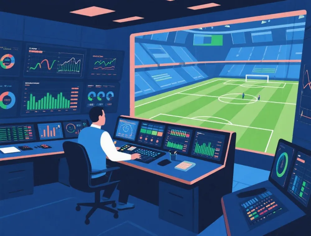 賽事直播與分析示意圖