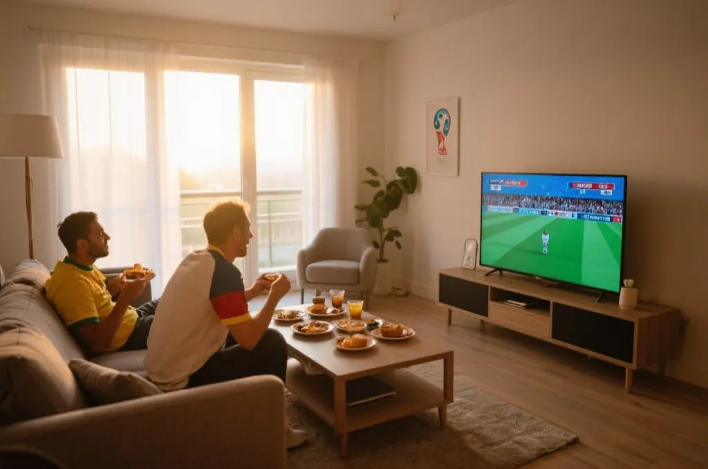 球迷在早晨安排世界杯观赛计划